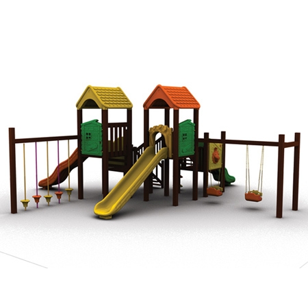 2 Kule 3 Kaydıraklı Oyun Grubu