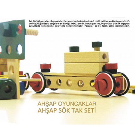 Ahşap Sök Tak Set