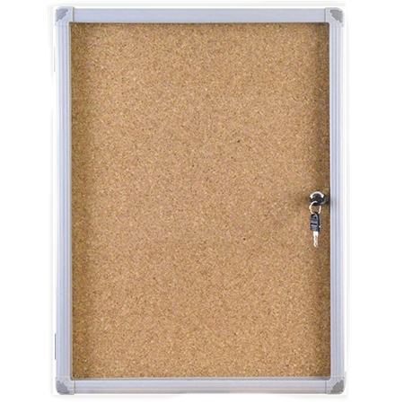 Cam Kapaklı Mantar Pano