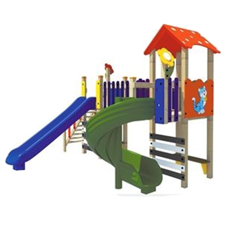 Çift Kaydıraklı Eko Park