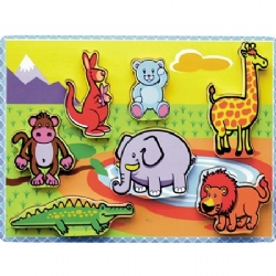 3D Hayvanlar Puzzle